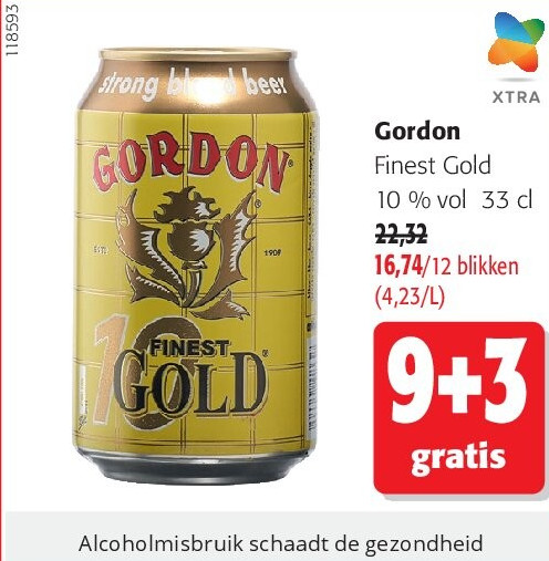 Gordon Finest Gold 10 % vol 33 cl