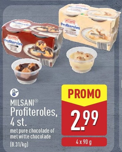Profiteroles, 4st.