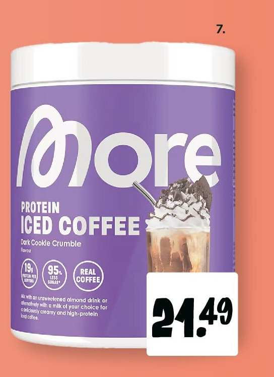 More protein iced coffee