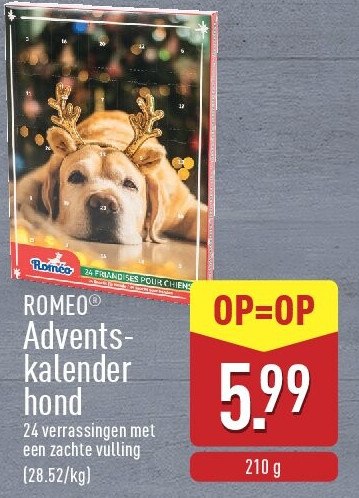 Adventskalender hond