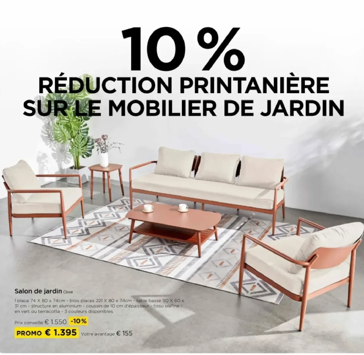 Salon de jardin Clove