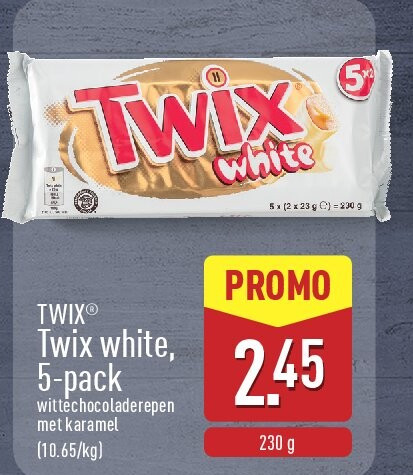 Twix white, 5-pack