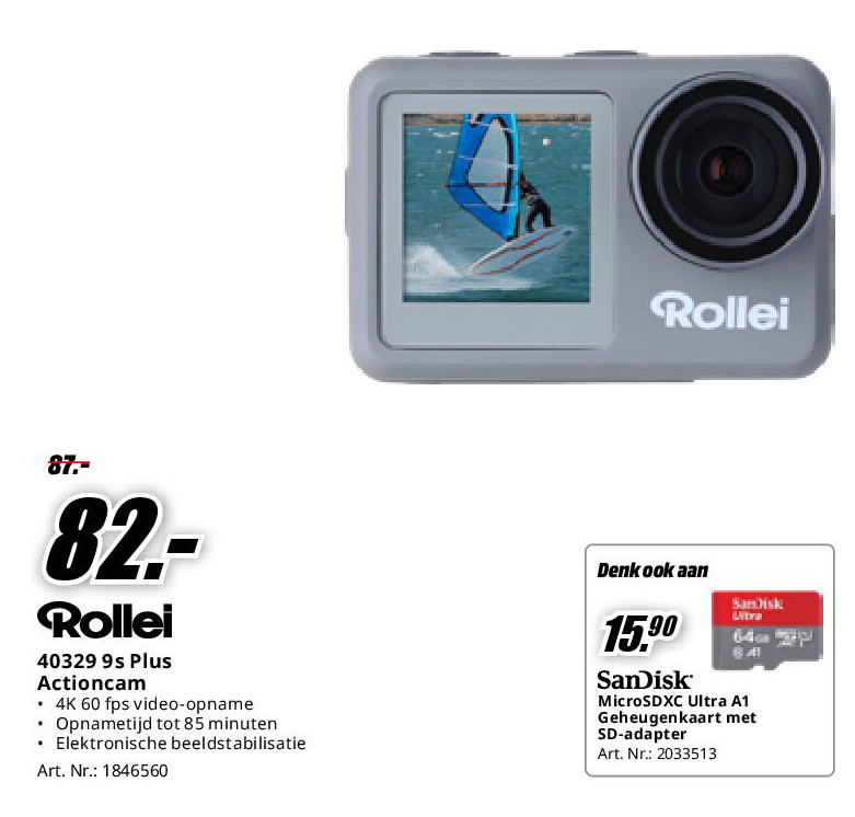 Rollei 40329 9s Plus Actioncam