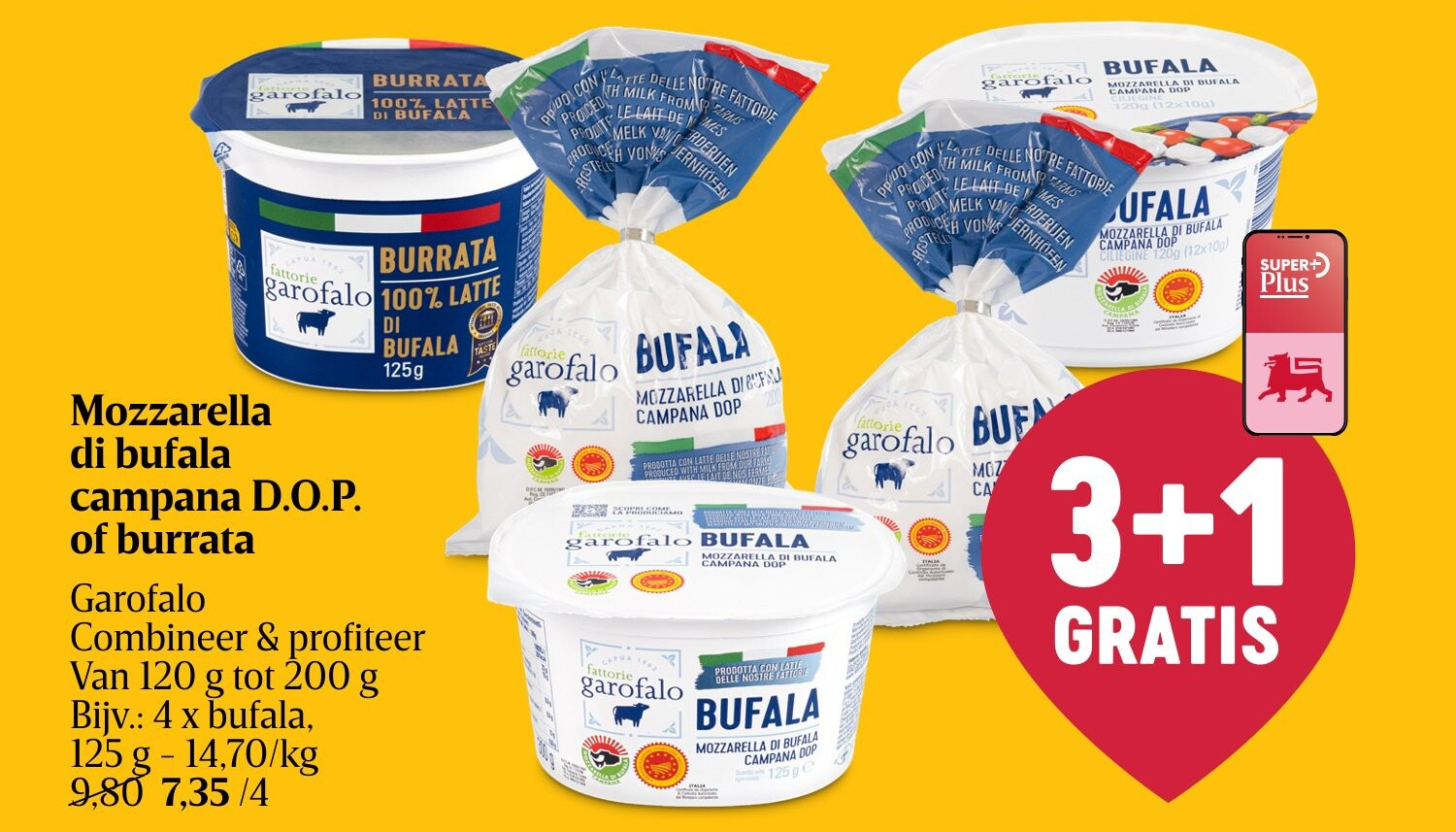 Mozzarella di bufala campana D.O.P. of burrata