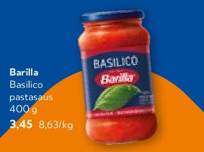 Barilla Basilico pastasaus 400 g