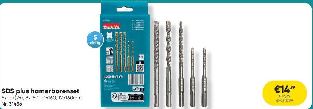 SDS plus hamerborenset