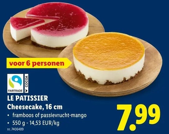 Cheesecake, 16 cm