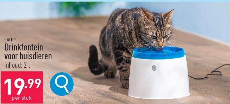Drinkfontein voor huisdieren