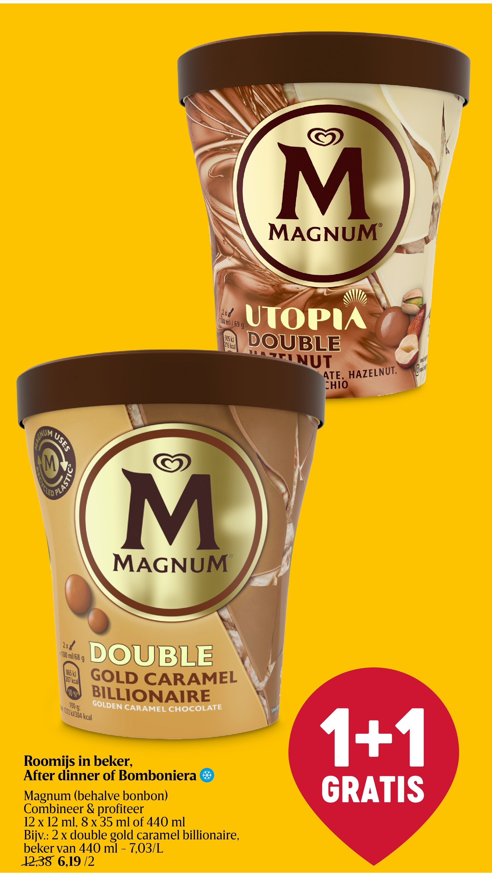 Roomijs in beker, After dinner of Bomboniera