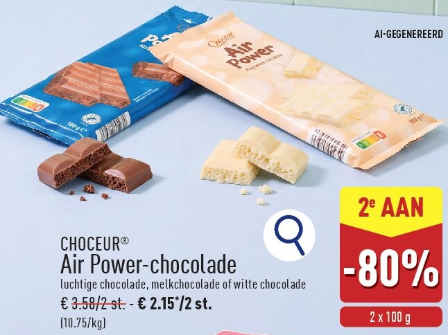 Air Power-chocolade