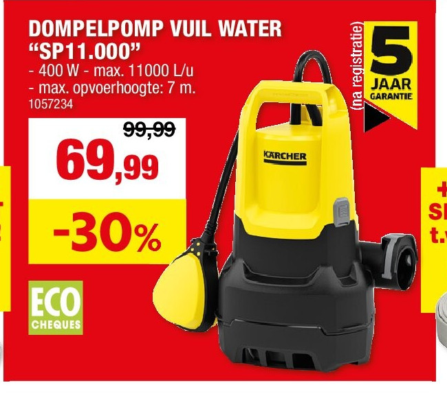 DOMPELPOMP VUIL WATER “SP11.000”