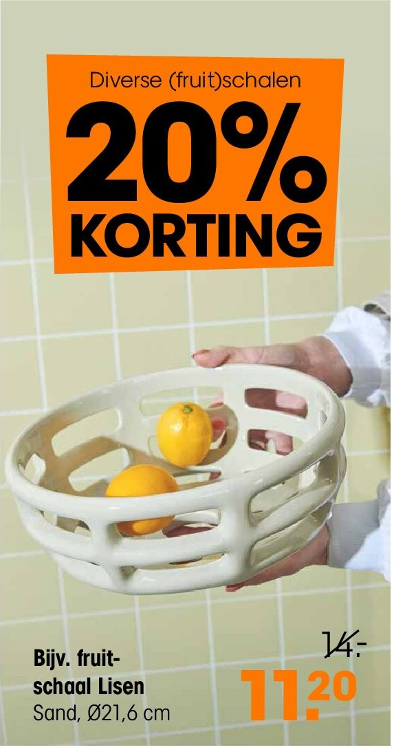 fruitschaal Lisen