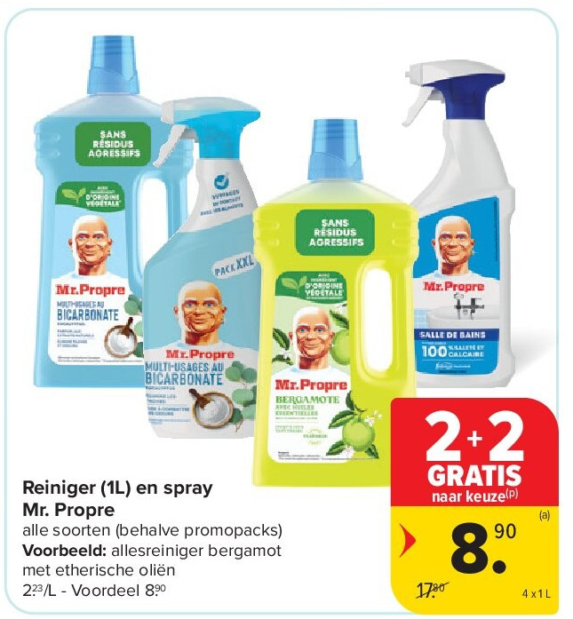 Reiniger (1L) en spray Mr. Propre