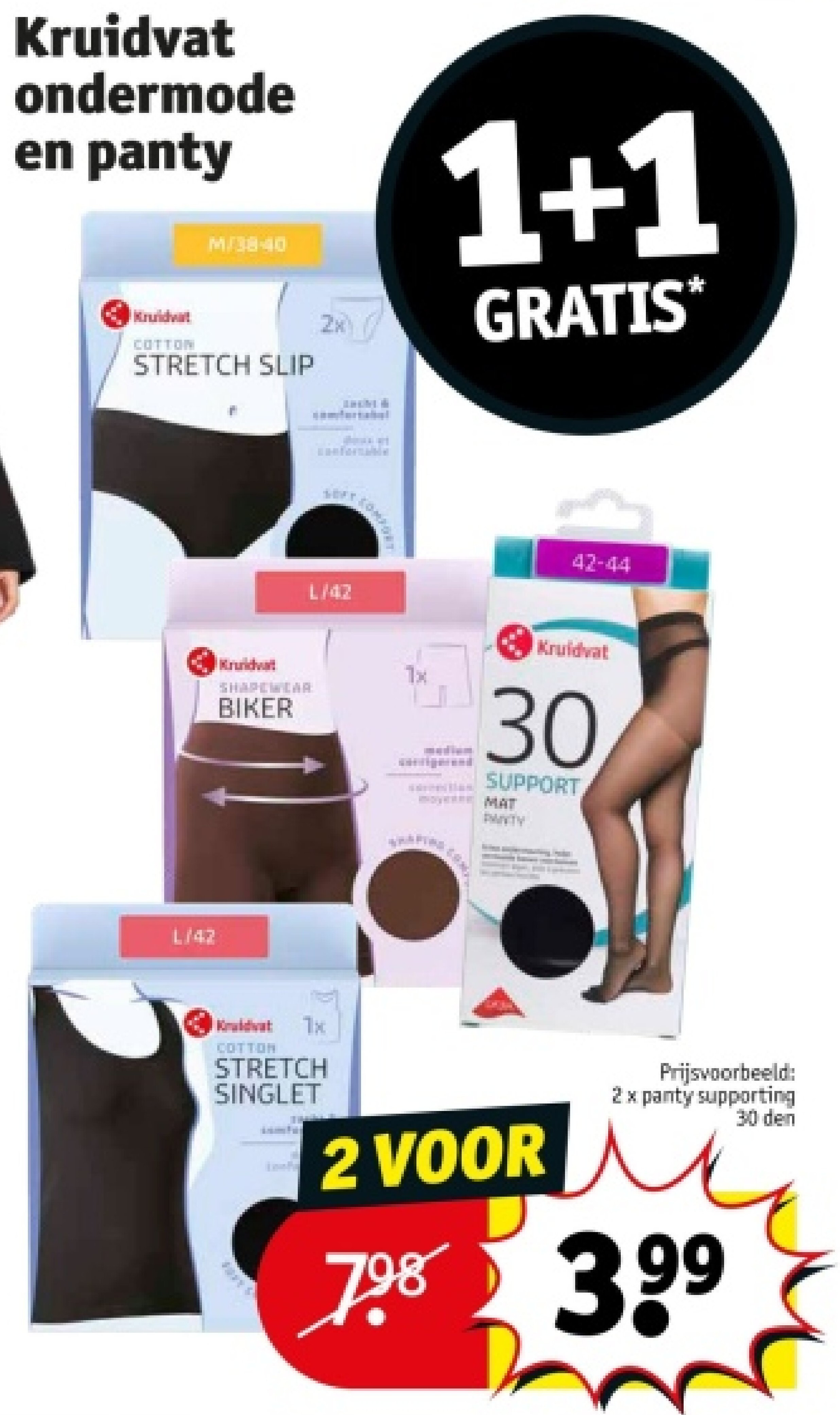 Kruidvat ondermode en panty