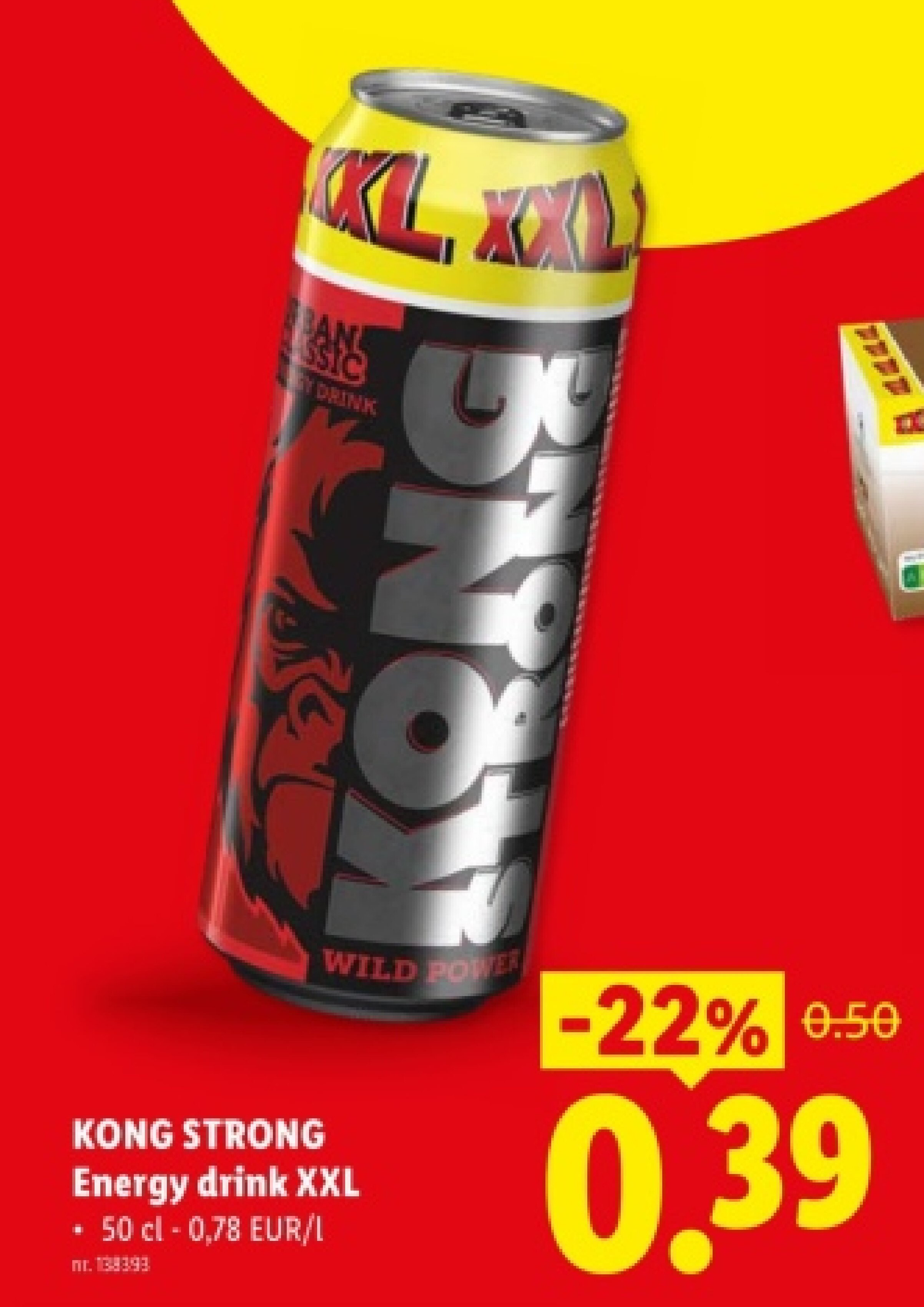 KONG STRONG Energy drink XXL