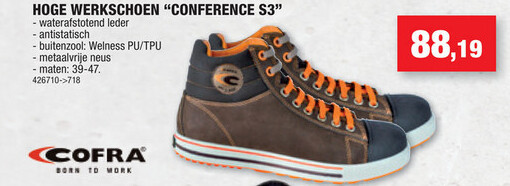 HOGE WERKSCHOEN "CONFERENCE S3"