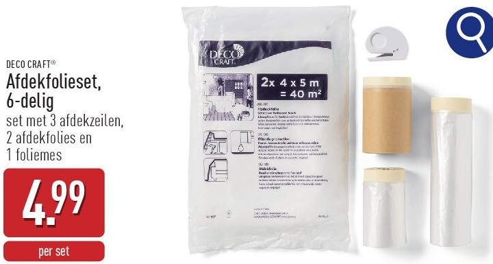 Afdekfolieset, 6-delig