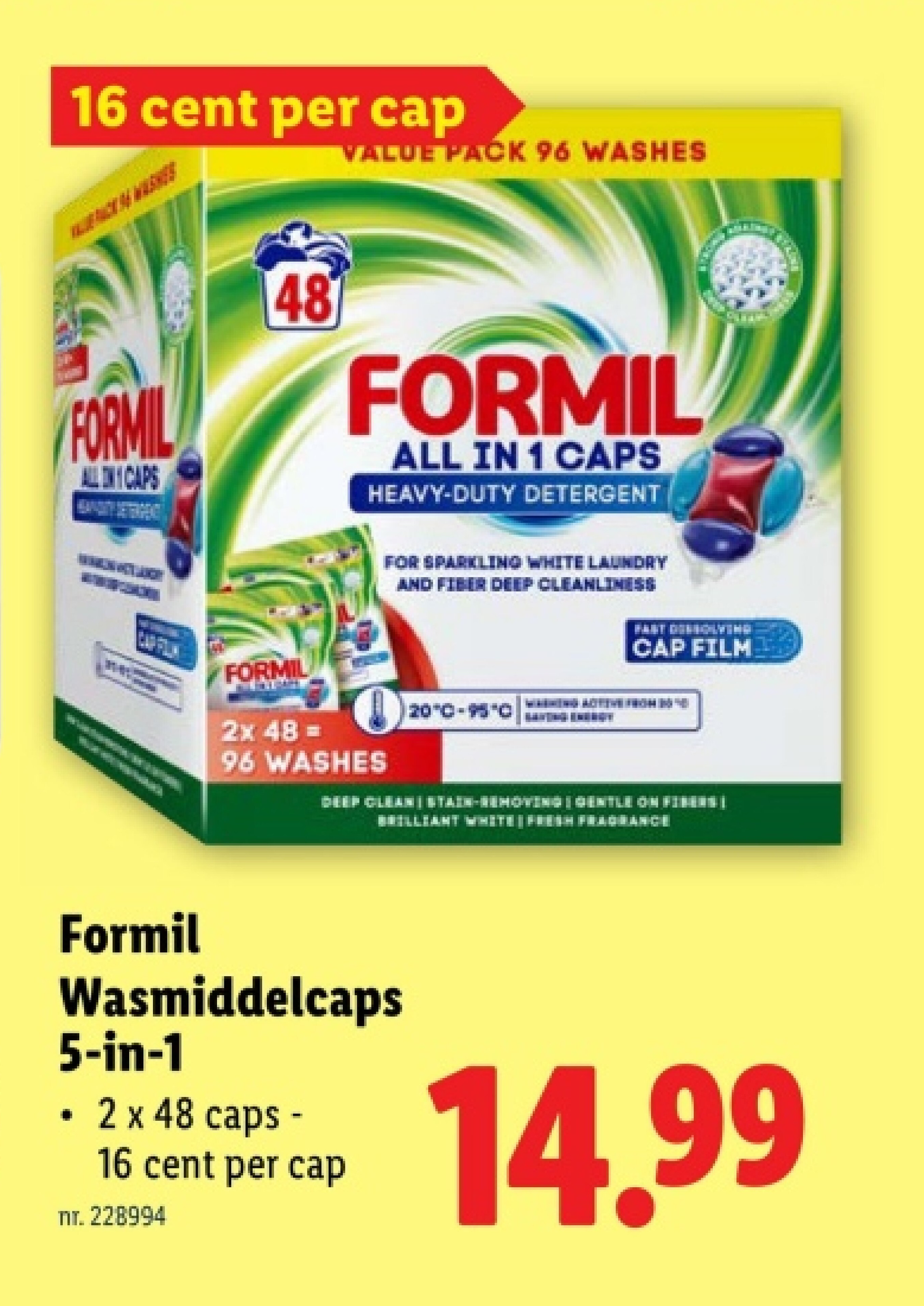 Wasmiddelcaps 5-in-1