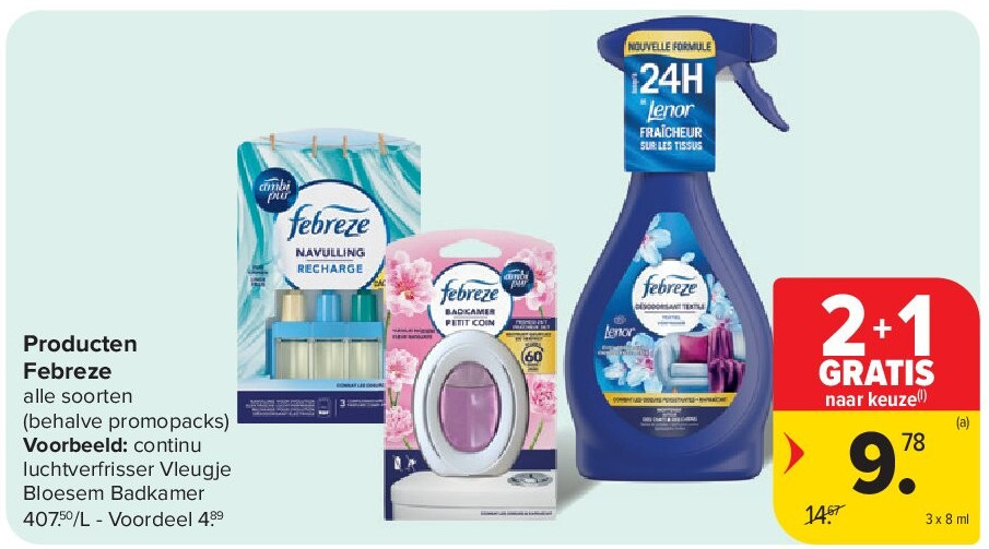Producten Febreze