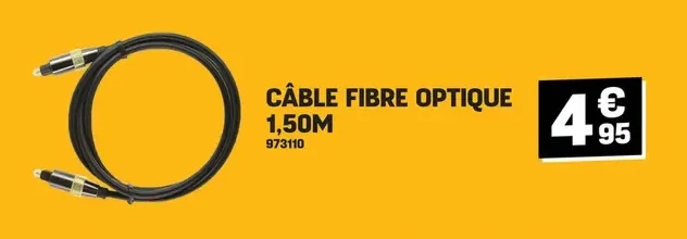 CÂBLE FIBRE OPTIQUE 1,50M