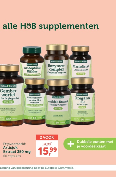 Artisjok Extract 350 mg