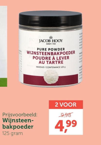 Wijnsteen- bakpoeder