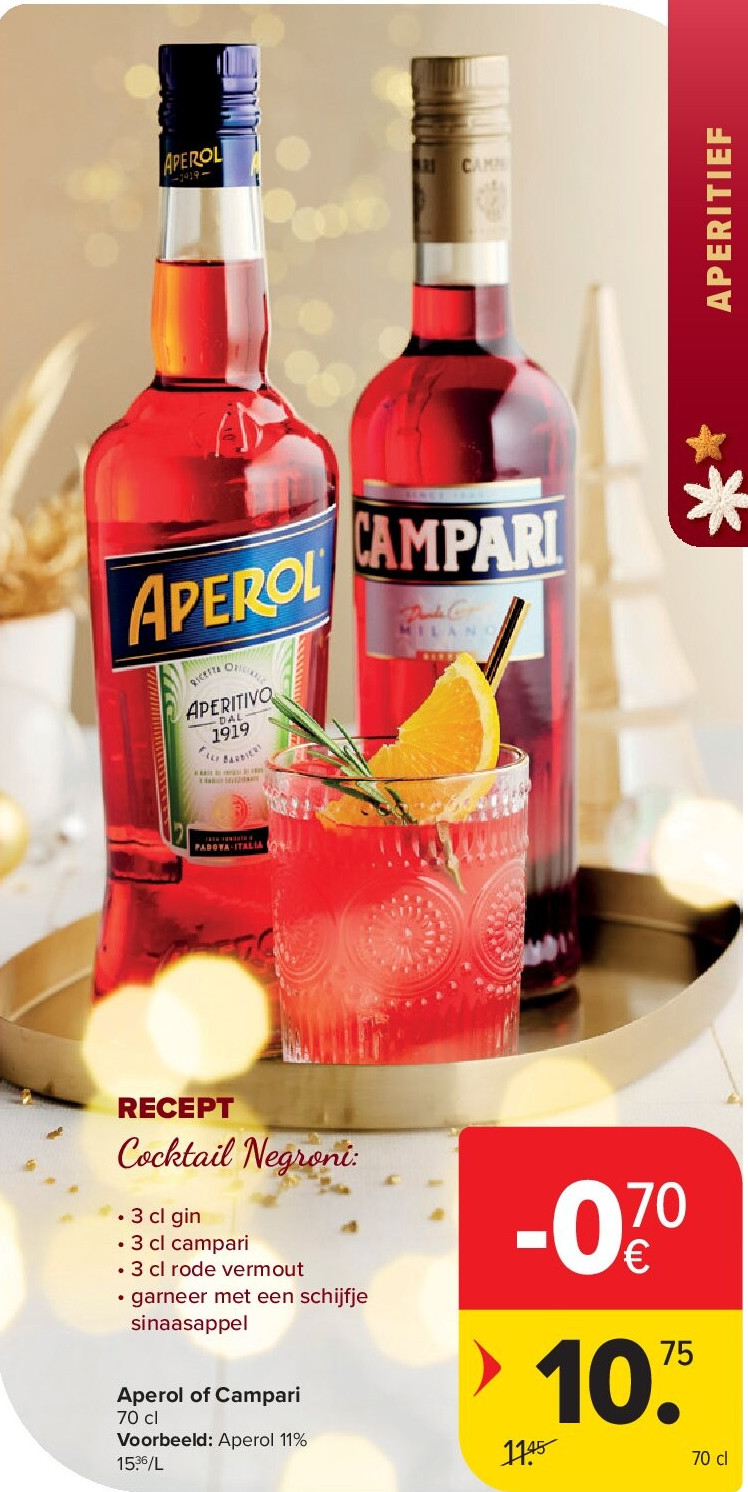Aperol of Campari