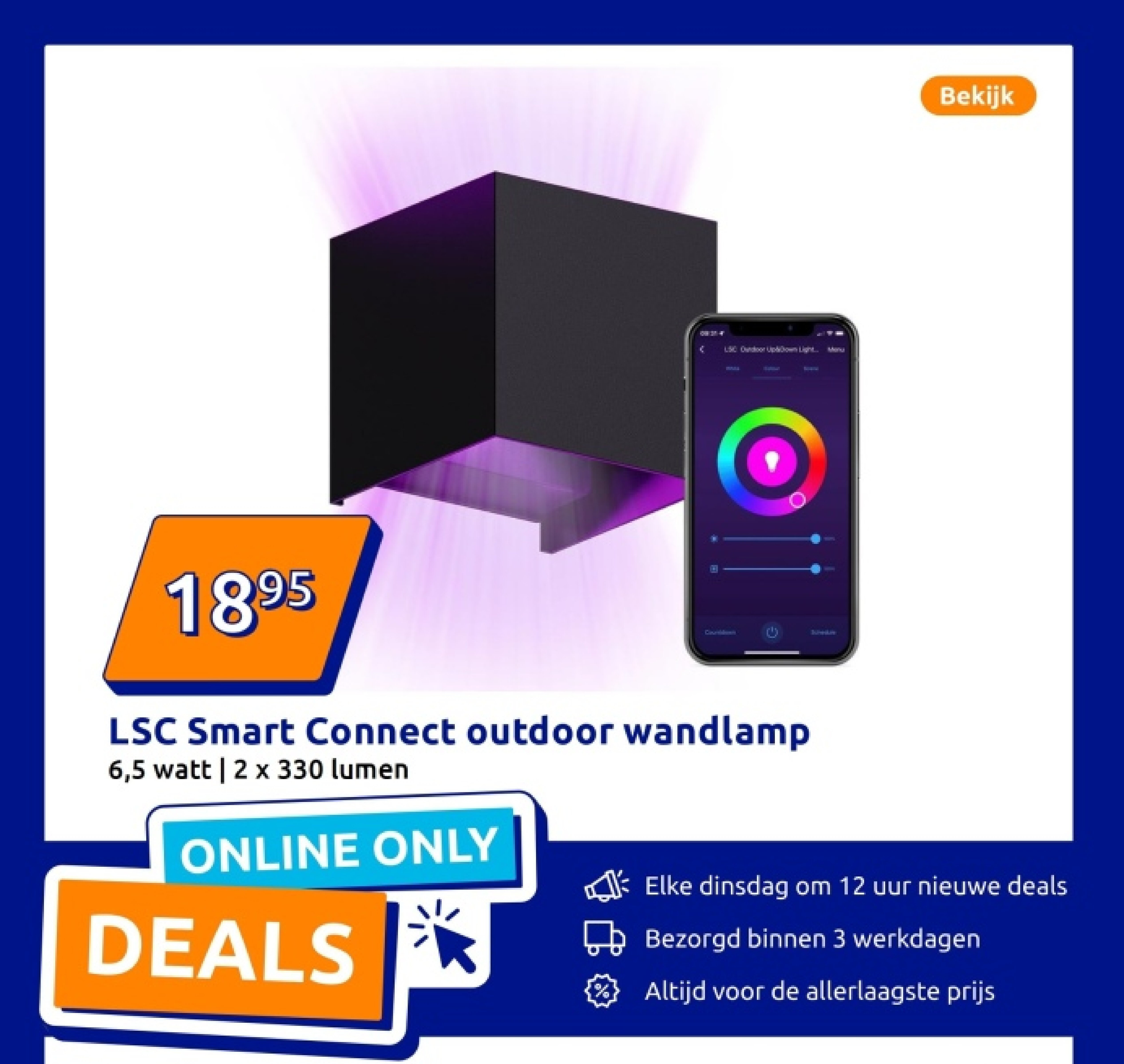 LSC Smart Connect outdoor wandlamp