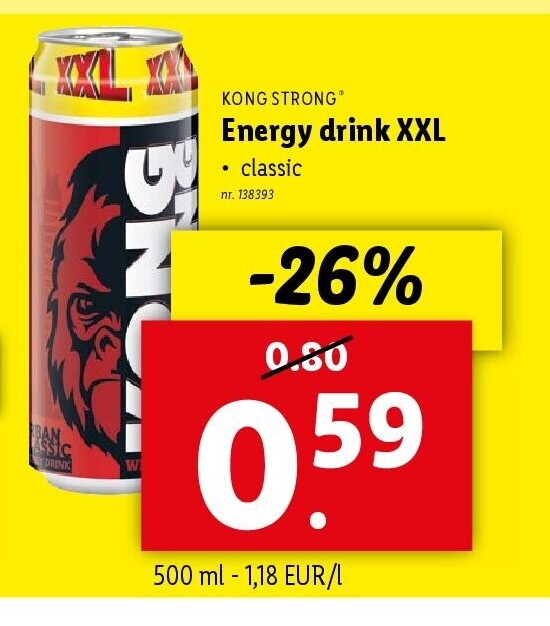 Energy drink XXL