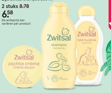 Zwitsal en Neutral babyverzorging