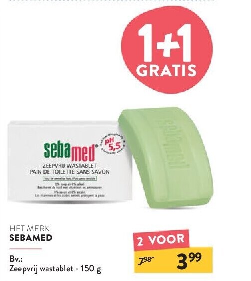 Zeepvrij wastablet - 150 g