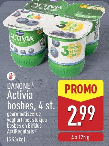 Activia bosbes, 4st.