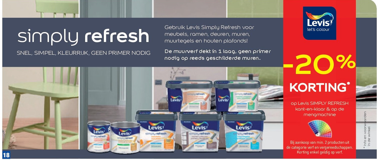 simply refresh SNEL, SIMPEL, KLEURRIJK, GEEN PRIMER NODIG