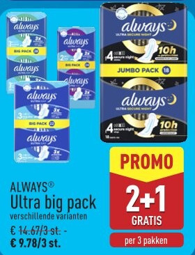 Ultra big pack