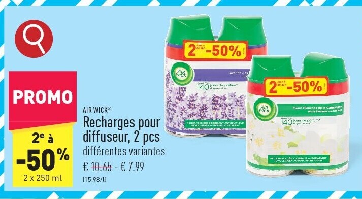 Recharges pour diffuseur, 2pcs