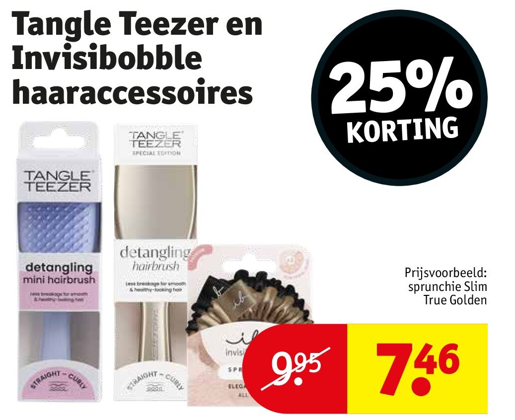 Tangle Teezer en Invisibobble haaraccessoires