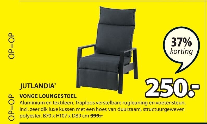VONGE LOUNGESTOEL