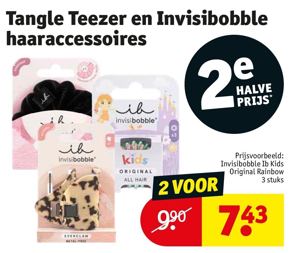 Tangle Teezer en Invisibobble haaraccessoires