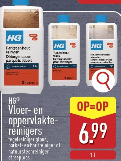 Vloer- en oppervlakte reinigers