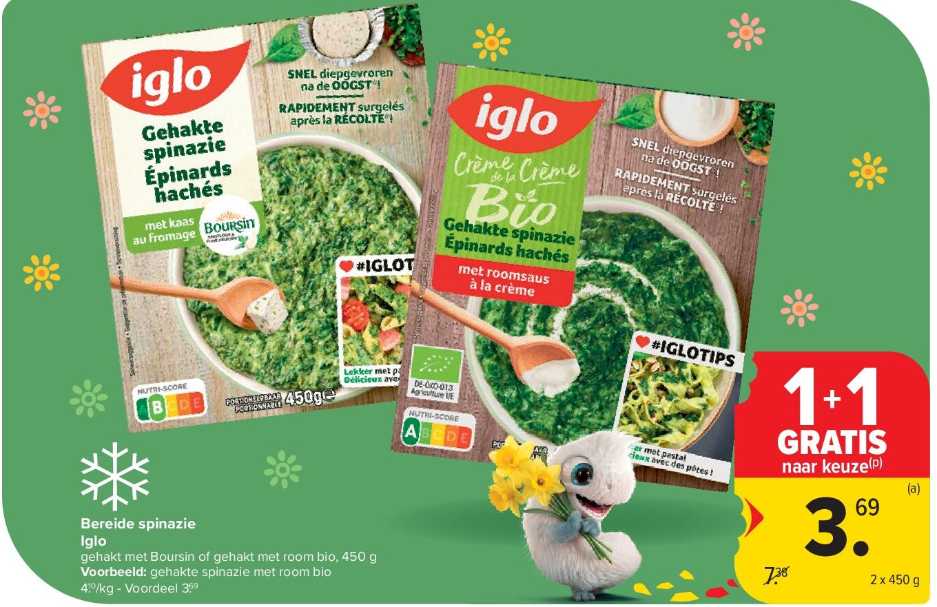 Bereide spinazie Iglo