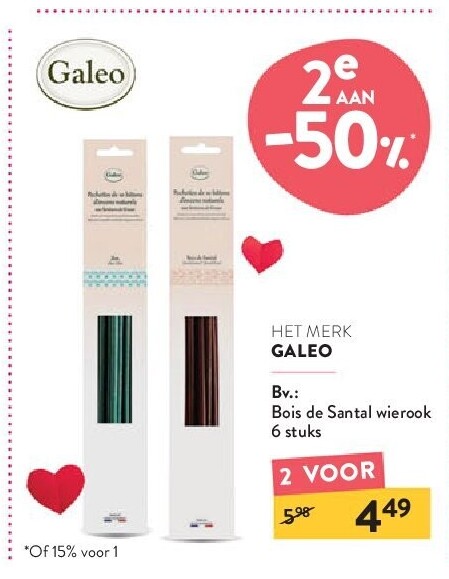 Bois de Santal wierook 6 stuks