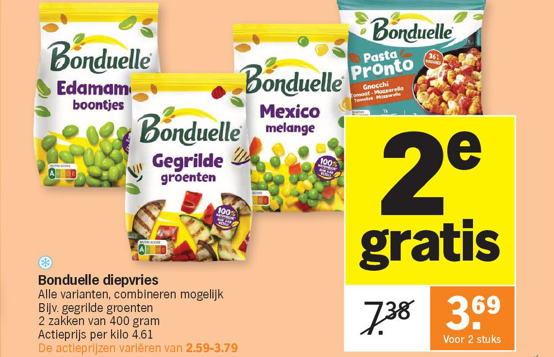 Bonduelle diepvries