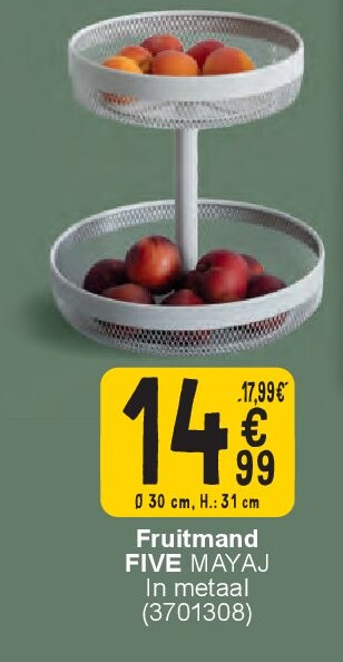 Fruitmand FIVE MAYAJ