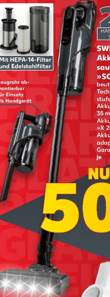 SWITCH ON® Akku-Handstaubsauger 20 V »SOHAZ 20«
