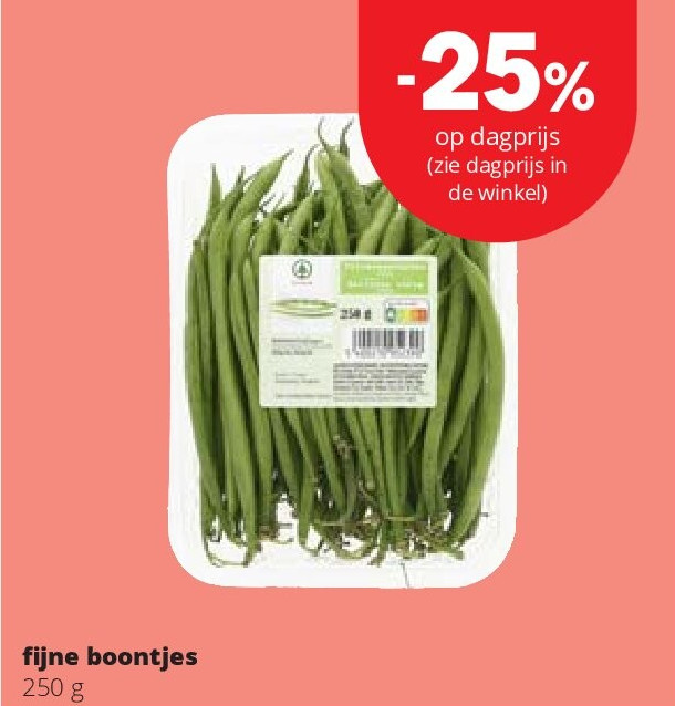 fijne boontjes
