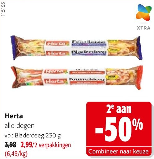 Herta Bladerdeeg 230 g