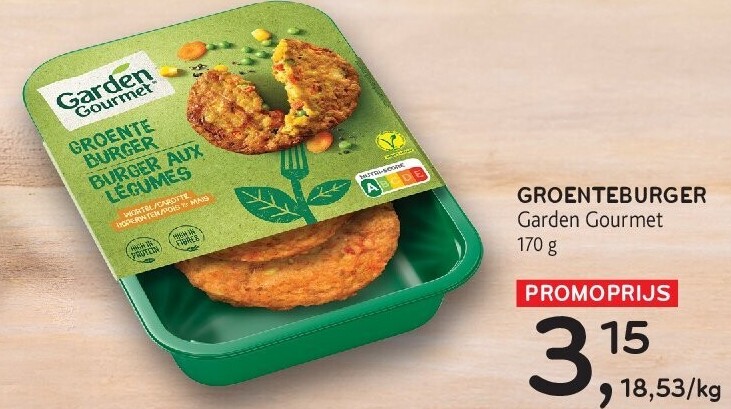GROENTEBURGER Garden Gourmet 170 g