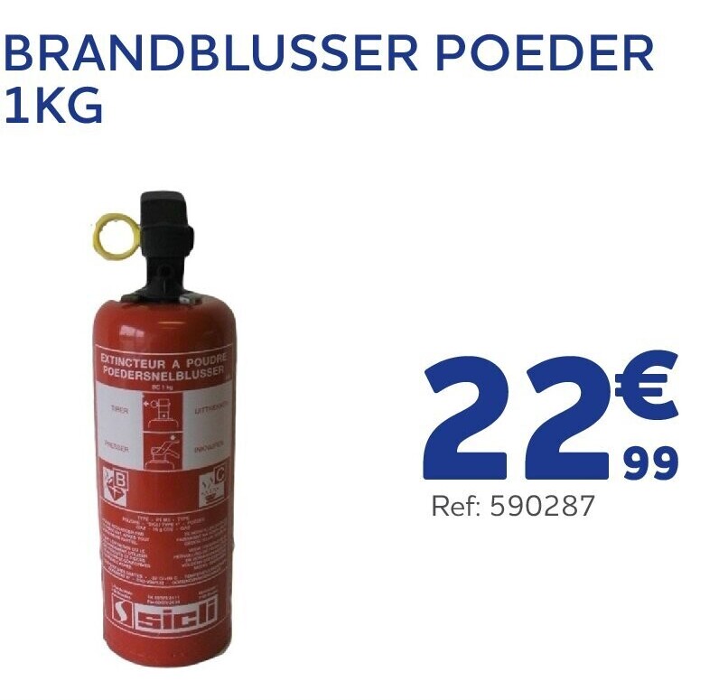 BRANDBLUSSER POEDER 1KG