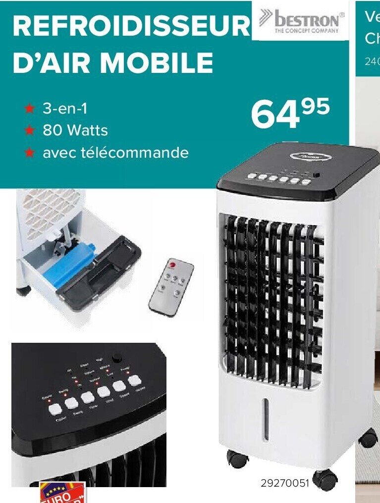REFROIDISSEUR D’AIR MOBILE