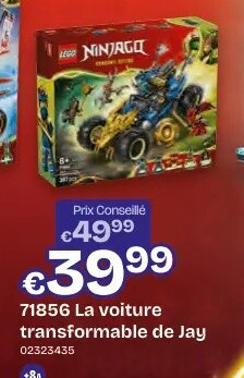 71856 La voiture transformable de Jay